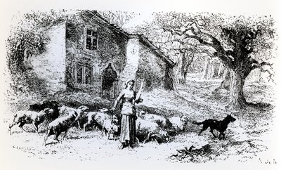 Joan of Arc in Domremy by Alfred Brunel de Neuville